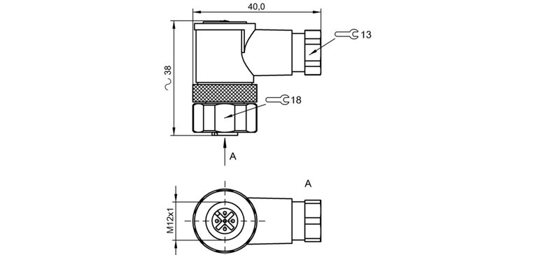 Разъем Balluff BCC S445-0000-1A-000-41X575-000