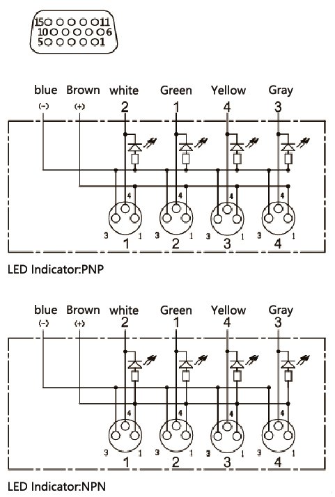 Распределительная коробка для датчиков LANBAO DB080803-0-DN