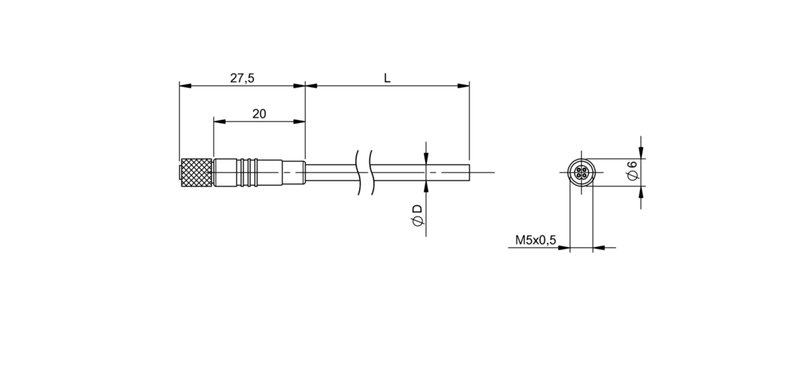 Разъем с кабелем Balluff BCC M214-0000-10-003-PX0414-030