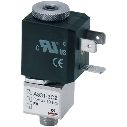 Распределитель с электромагнитным управлением Camozzi A331-4C2-U7HEX-24V