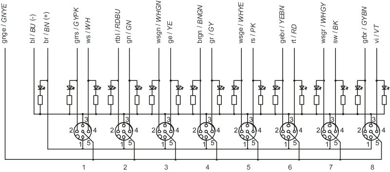 Распределительная коробка для датчиков Wenglor ZAA02R502