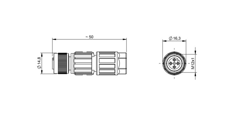 Разъем Balluff BCC M435-0000-1A-000-43X475-000