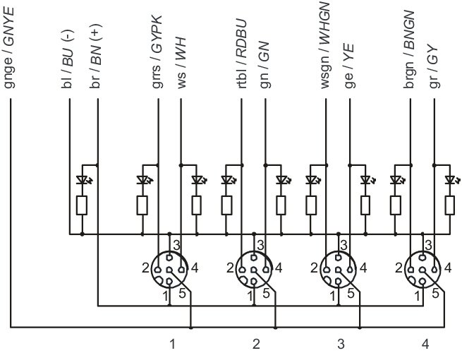 Распределительная коробка для датчиков Wenglor ZAA02R501