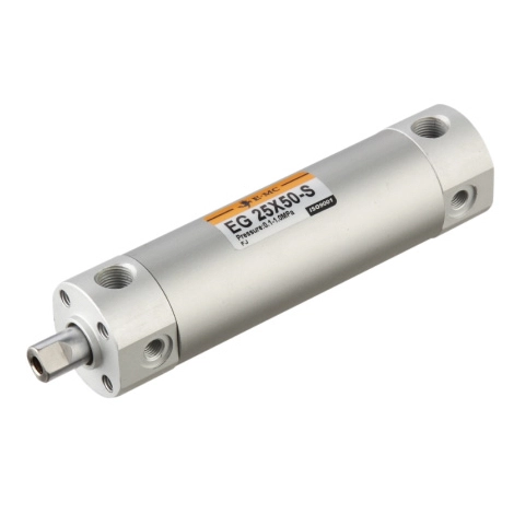 Компактный круглый пневмоцилиндр E.MC EG-D-32-100-S-M