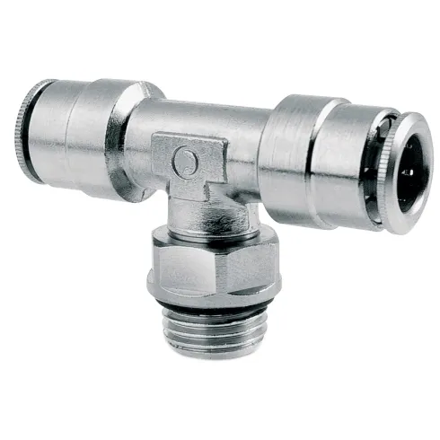 Тройник цанговый с резьбой переходной E.MC EMB-06-04G