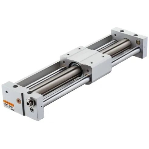 Бесштоковый пневмоцилиндр с направляющими E.MC ESWT-25-150-S