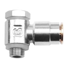 Штуцер цанговый угловой с внутренним шестигранником E.MC EMH-10-03G