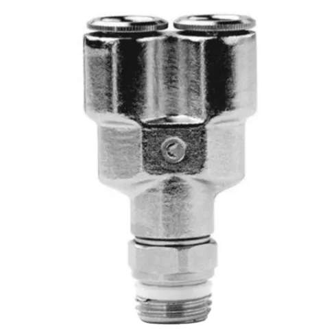 Тройник цанговый с резьбой переходной E.MC EMW-12-01P