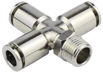 Фитинг цанговый крестообразный E.MC EMZT-04-01G