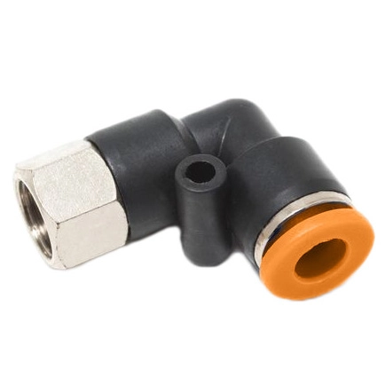 Штуцер цанговый угловой с внутренней резьбой E.MC ZPLF-16-04