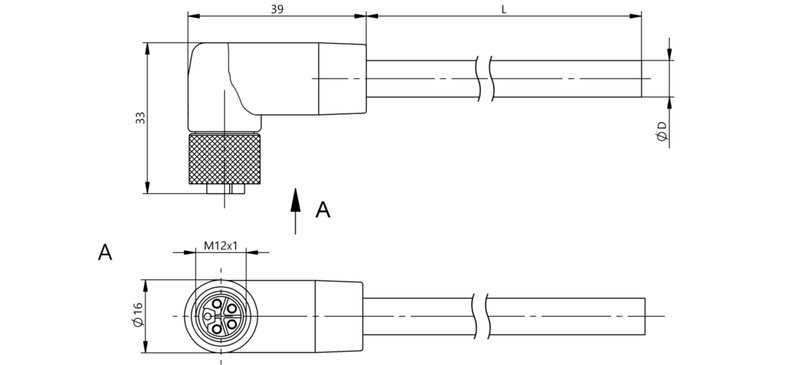 Разъем с кабелем Balluff BCC M425-0000-1L-150-PX85A5-100