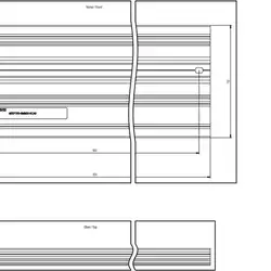 Системная рейка Siemens 6ES7193-6MR00-0CA0