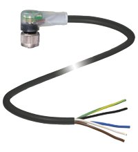 Соединительный кабель Pepperl Fuchs V15-W-E8W-BK15M-PUR-A2