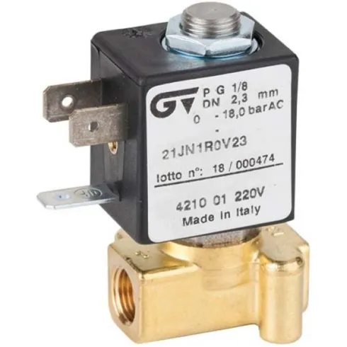 Соленоидный клапан прямого действия GENEBRE 4210-01-220V NC Ру18 Ду2,5 (PN18 DN2,5 )