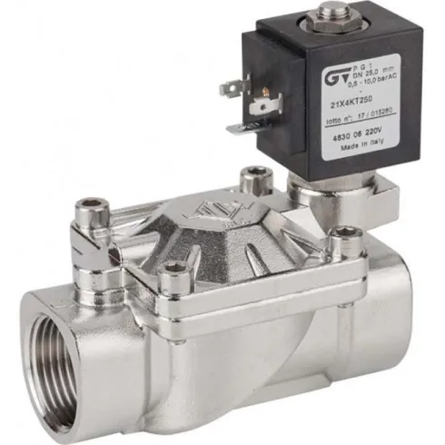 Соленоидный клапан непрямого действия GENEBRE 4632-04-A24V NC Ру20 Ду12 (PN20 DN12 )