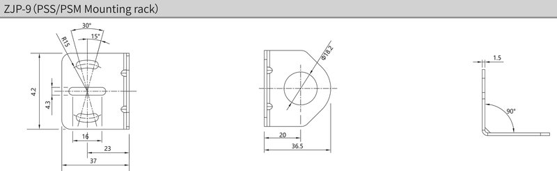 Монтажный кронштейн LANBAO ZJP-9