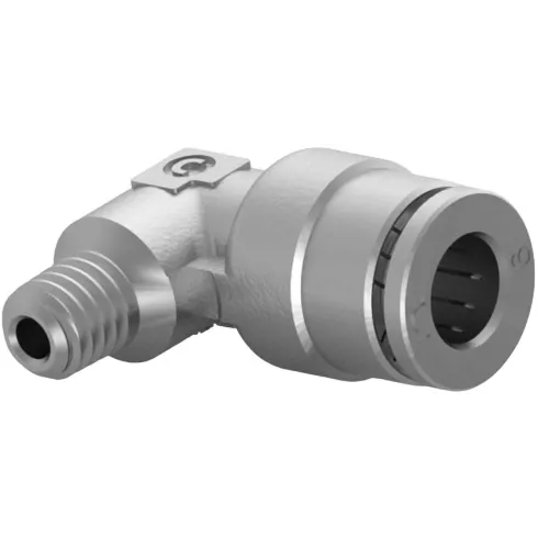 Штуцер цанговый угловой Camozzi HP6500-4-M10x1,5