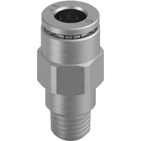 Штуцер цанговый с резьбой Camozzi HP6510-6-M10x1-VNR