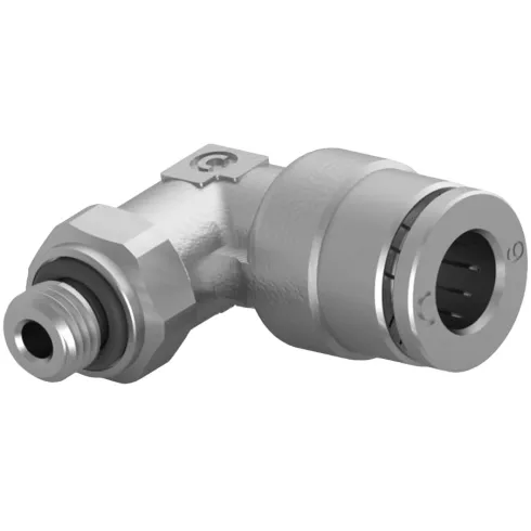 Штуцер цанговый угловой Camozzi HP6522-4-M10x1
