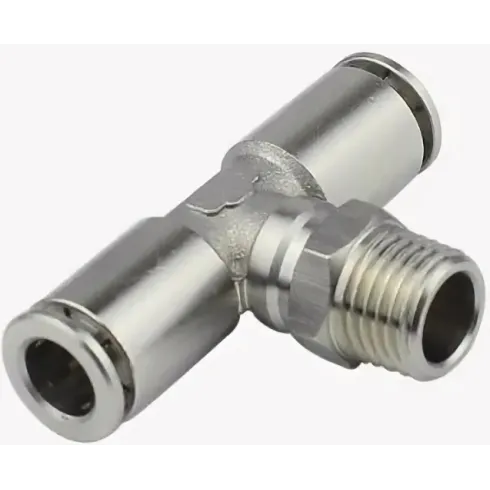 Тройник цанговый с резьбой SNS JPB-12-03