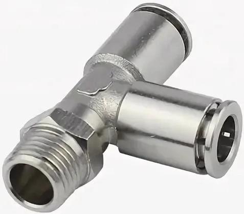 Тройник цанговый с резьбой SNS JPD-12-04