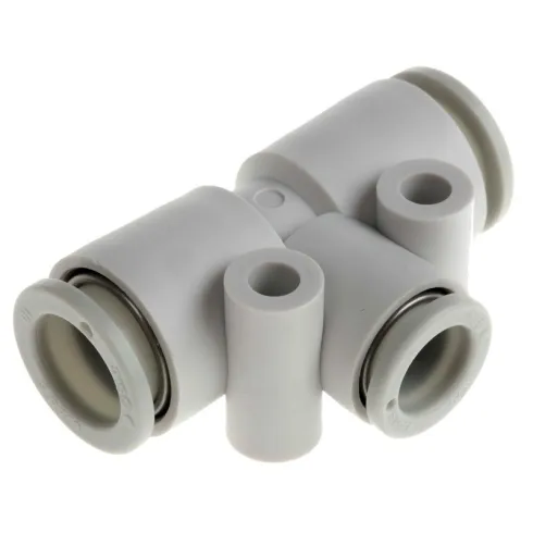 Тройник цанговый SNS KQ2EN-8-10