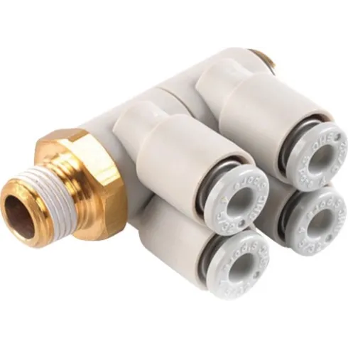 Коллектор цанговый SNS KQ2ZD-6-01