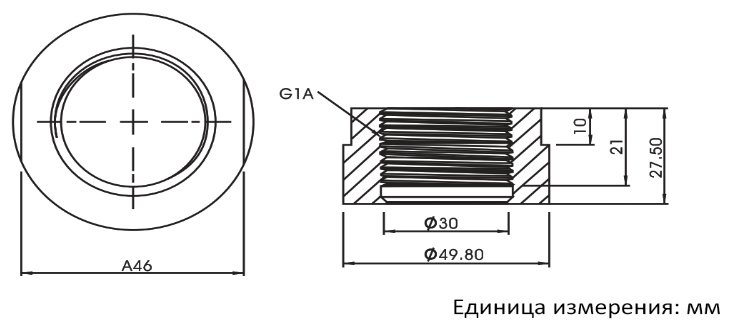 Приварной адаптер EMA Electronics US0065