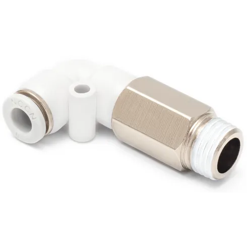 Штуцер цанговый угловой удлиненный Naval Pneumatics QSLL-1/4-6