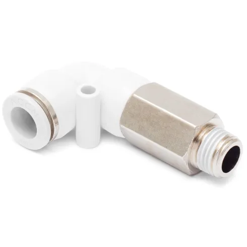 Штуцер цанговый угловой удлиненный Naval Pneumatics QSLL-1/4-10