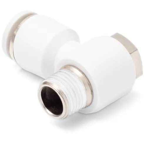 Штуцер цанговый угловой с наружным шестигранником Naval Pneumatics QSLV-1/8-6