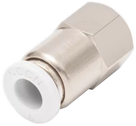 Штуцер цанговый с внутренней резьбой Naval Pneumatics QSF-1/8-6