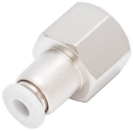 Штуцер цанговый с внутренней резьбой Naval Pneumatics QSF-1/4-4