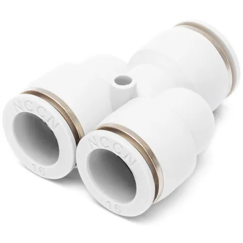 Тройник цанговый прямой Naval Pneumatics QSY-16