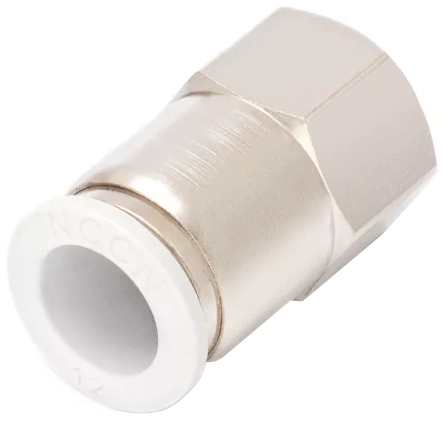 Штуцер цанговый с внутренней резьбой Naval Pneumatics QSF-3/8-12