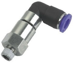 Штуцер цанговый угловой поворотный SNS NHRL-8-02