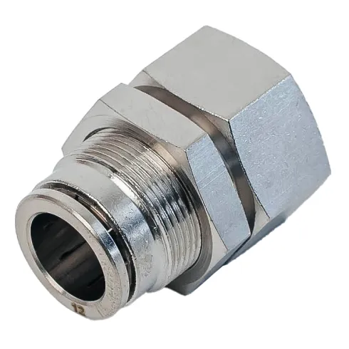 Штуцер цанговый для панельного монтажа NBPT NPMFT-12-G2