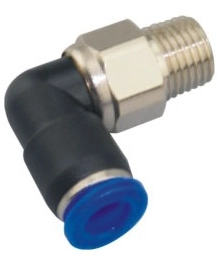 Штуцер цанговый угловой поворотный SNS NRL-6-02