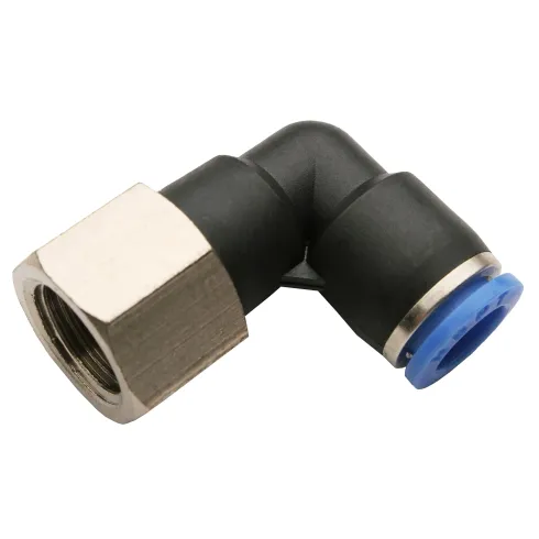 Штуцер цанговый угловой NBPT PLF-12-M16