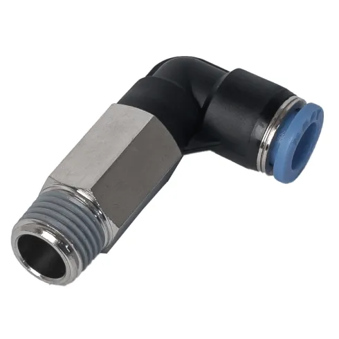 Штуцер цанговый удлиненный угловой NBPT PLL-12-2