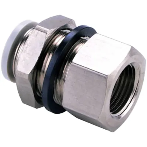 Штуцер цанговый для панельного монтажа AirTAC PMF-601