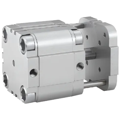 Компактный пневмоцилиндр с направляющими Aignep QFA 100 0025