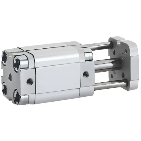 Компактный пневмоцилиндр с направляющими Aignep QFA 020 0010