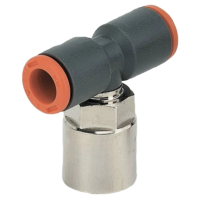 Тройник цанговый с резьбой MetalWORK R-L35F-6