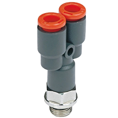 Тройник цанговый с резьбой MetalWORK R-L23M-4