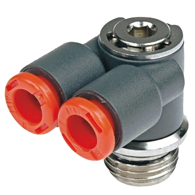 Тройник цанговый MetalWORK R-L25-6-1-4