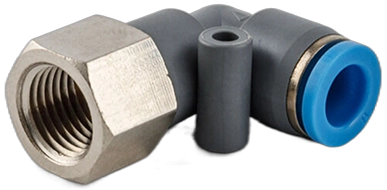 Штуцер цанговый угловой SENYA GPLF-10-02