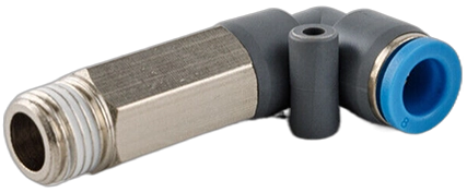 Штуцер цанговый угловой SENYA GPLL-04-M5