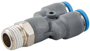 Тройник цанговый с резьбой SENYA GPX-08-02