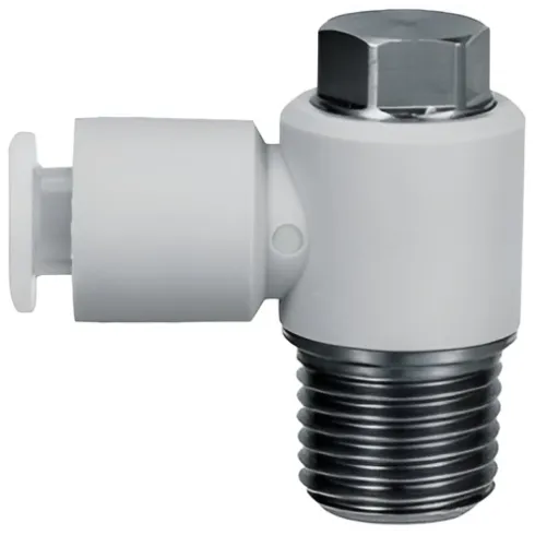 Штуцер цанговый угловой SMC KG-V10-03S